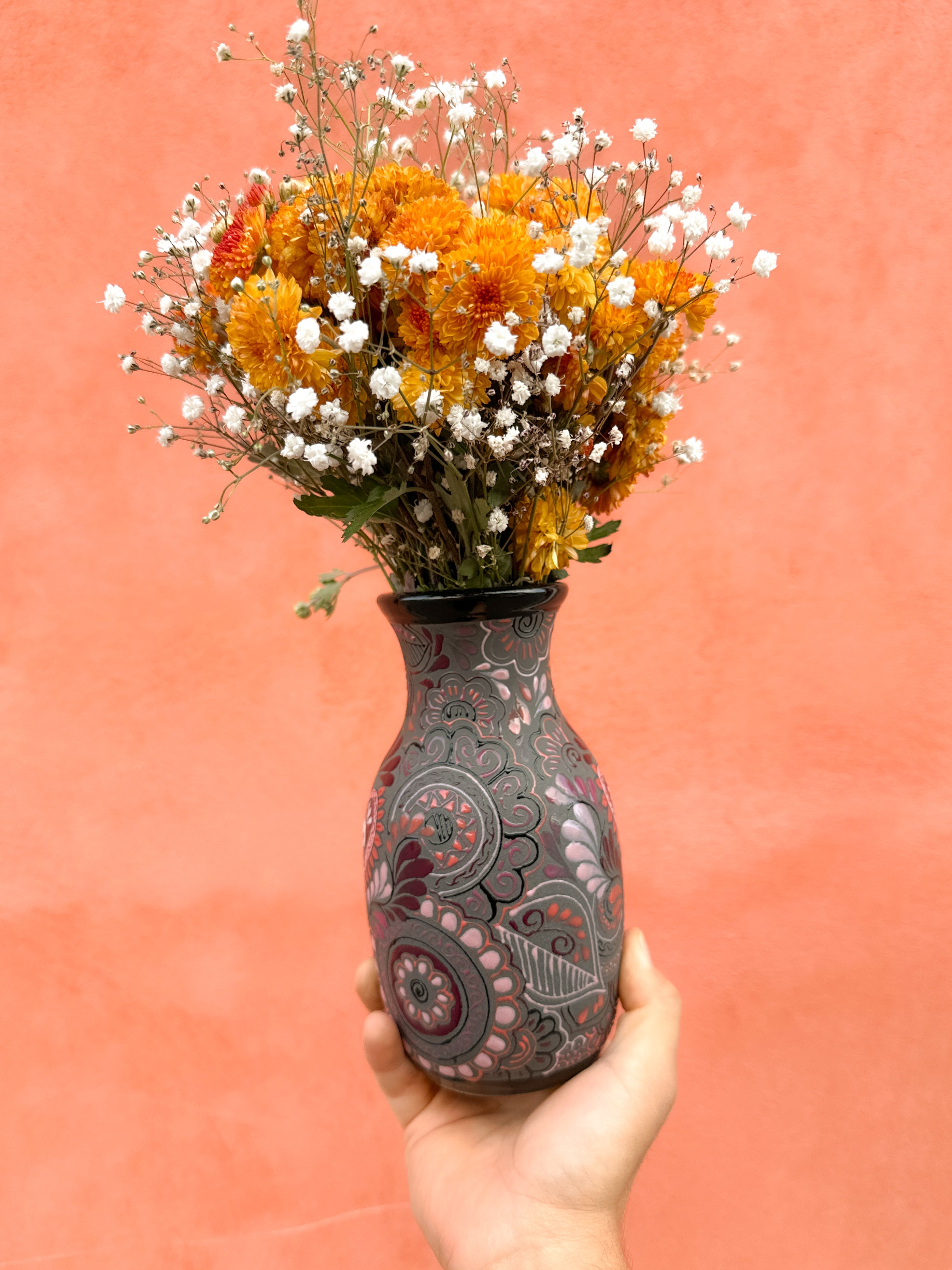 PRE-ORDER Calaverita Flower Vase (SHIPS IN APPROX. 6 - 14 WEEKS)