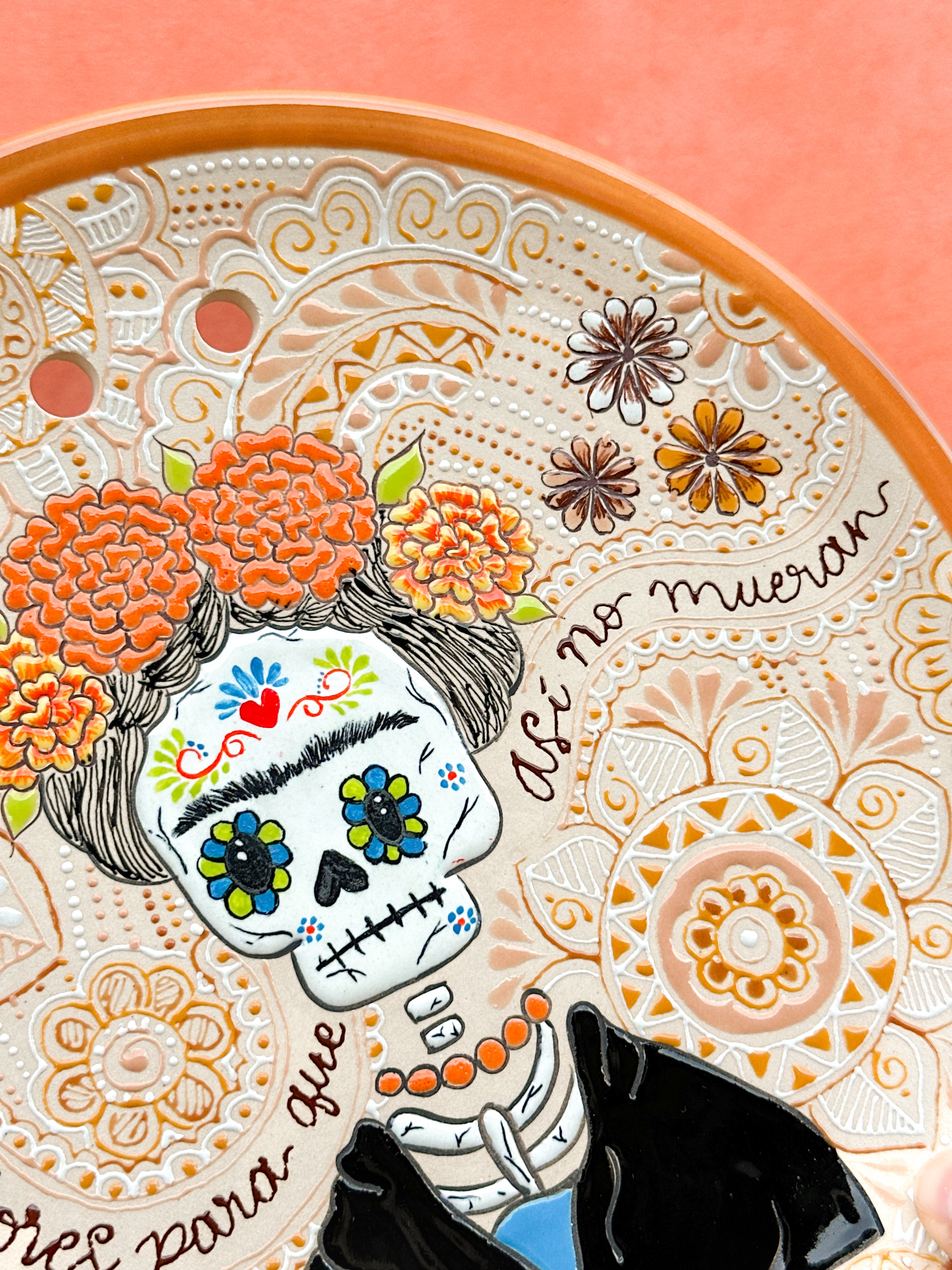 PRE-ORDER Colores de Frida Plate (SHIPS IN APPROX. 6 - 14 WEEKS)
