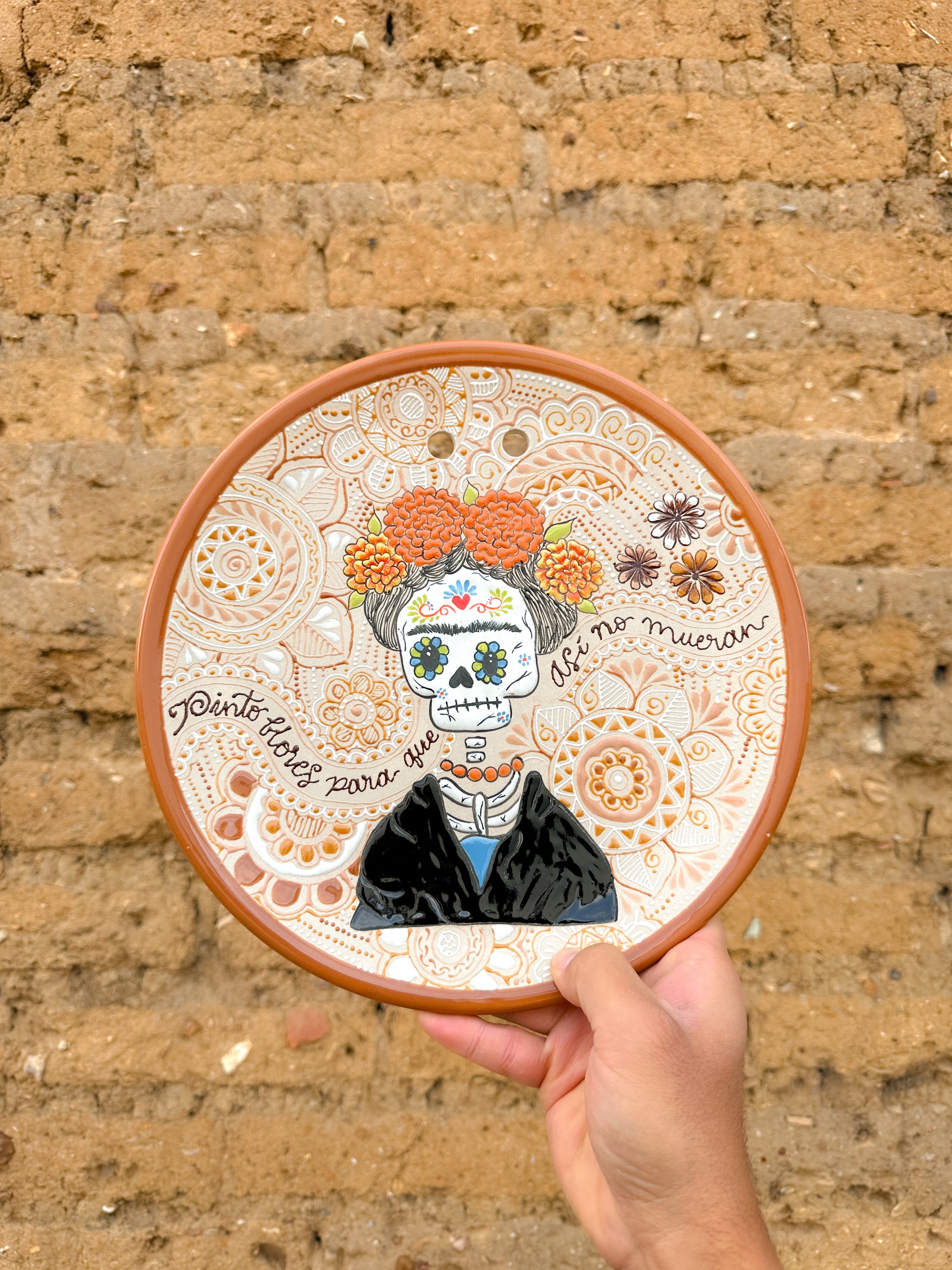 PRE-ORDER Colores de Frida Plate (SHIPS IN APPROX. 6 - 14 WEEKS)