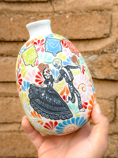 PRE-ORDER Dia de Muertos Flower Vase