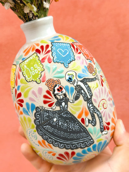 PRE-ORDER Dia de Muertos Flower Vase