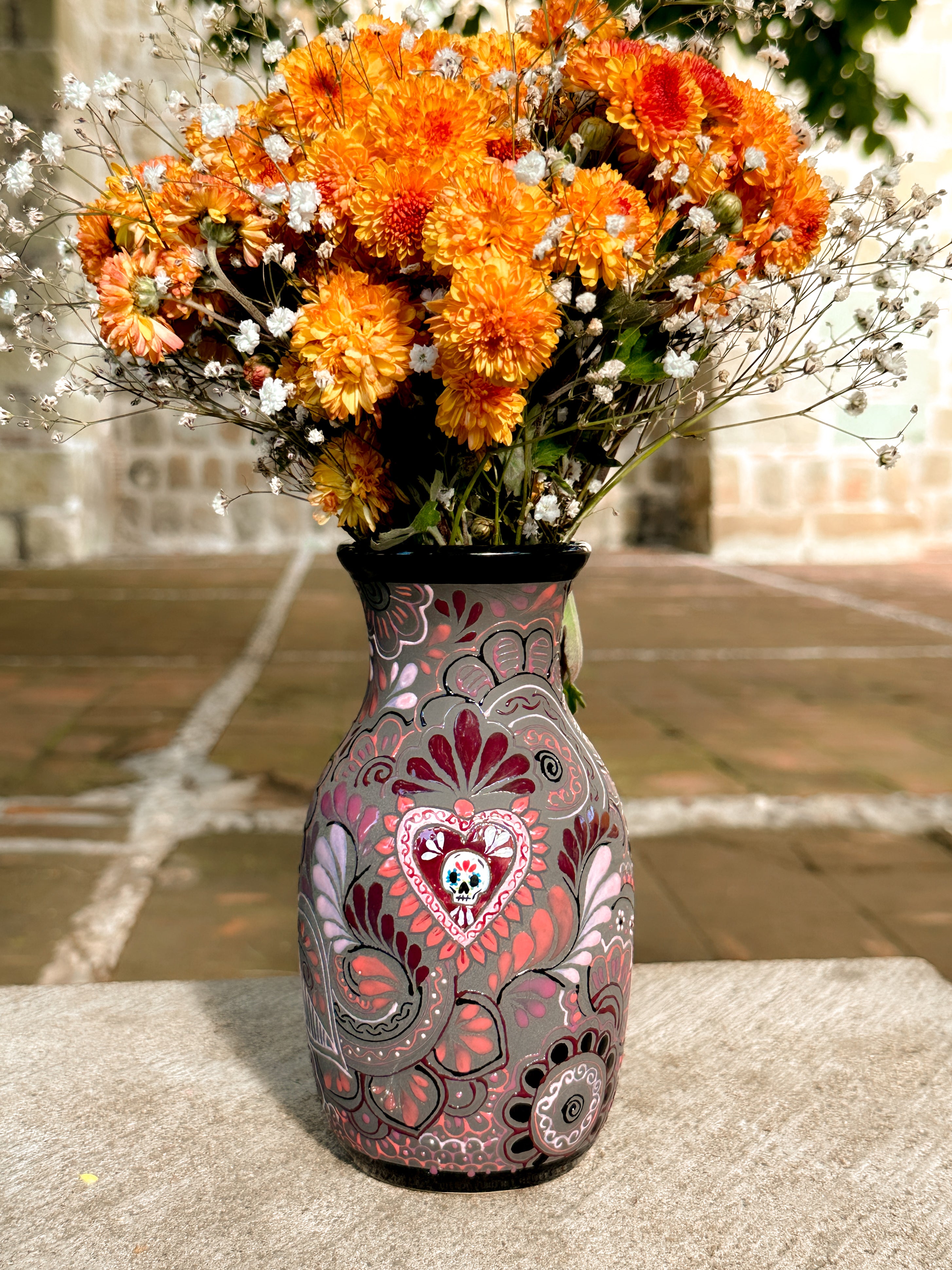 PRE-ORDER Calaverita Flower Vase (SHIPS IN APPROX. 6 - 14 WEEKS)