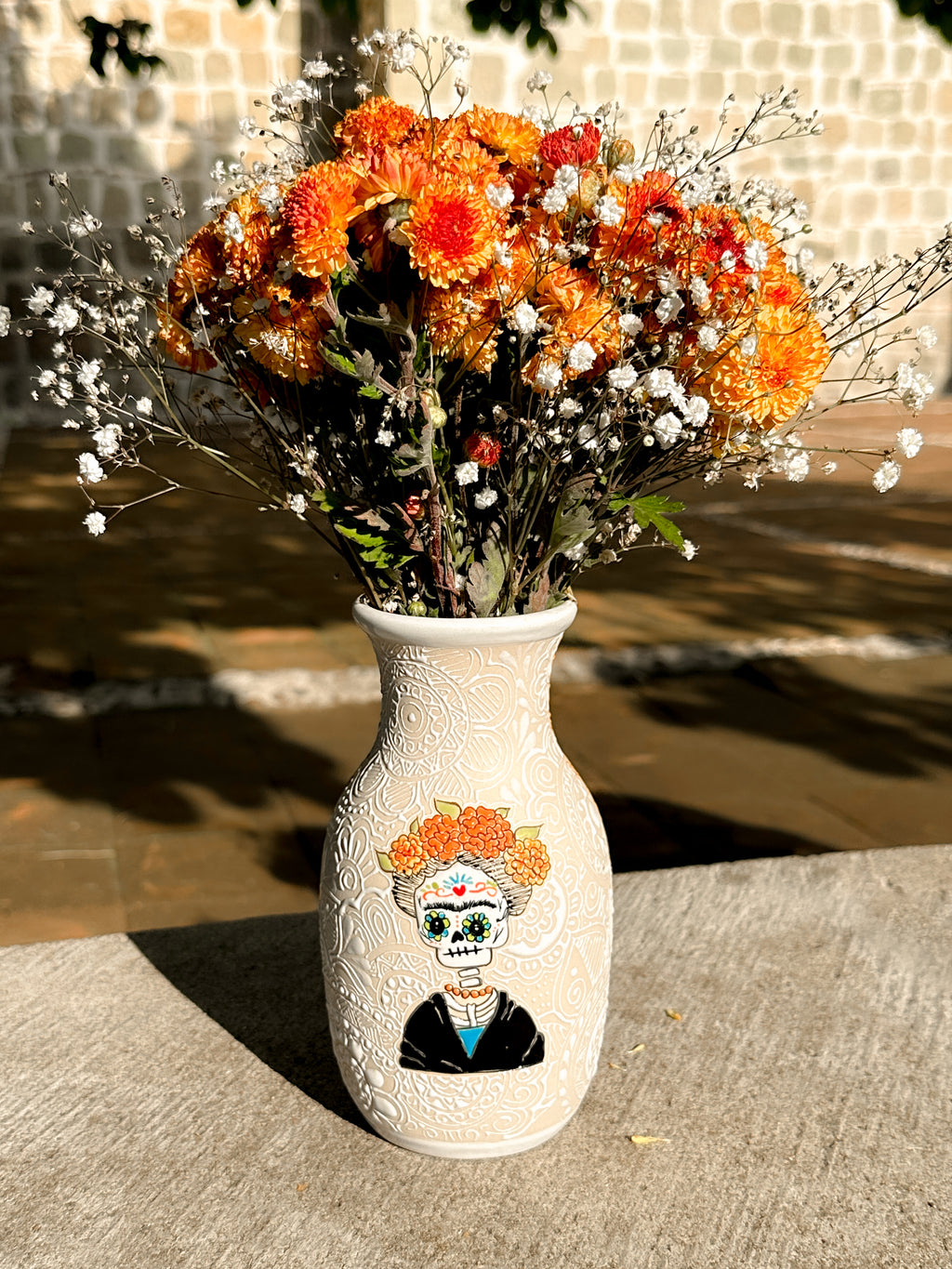PRE-ORDER Catrina Flower Vase (SHIPS IN APPROX. 6 - 14 WEEKS)