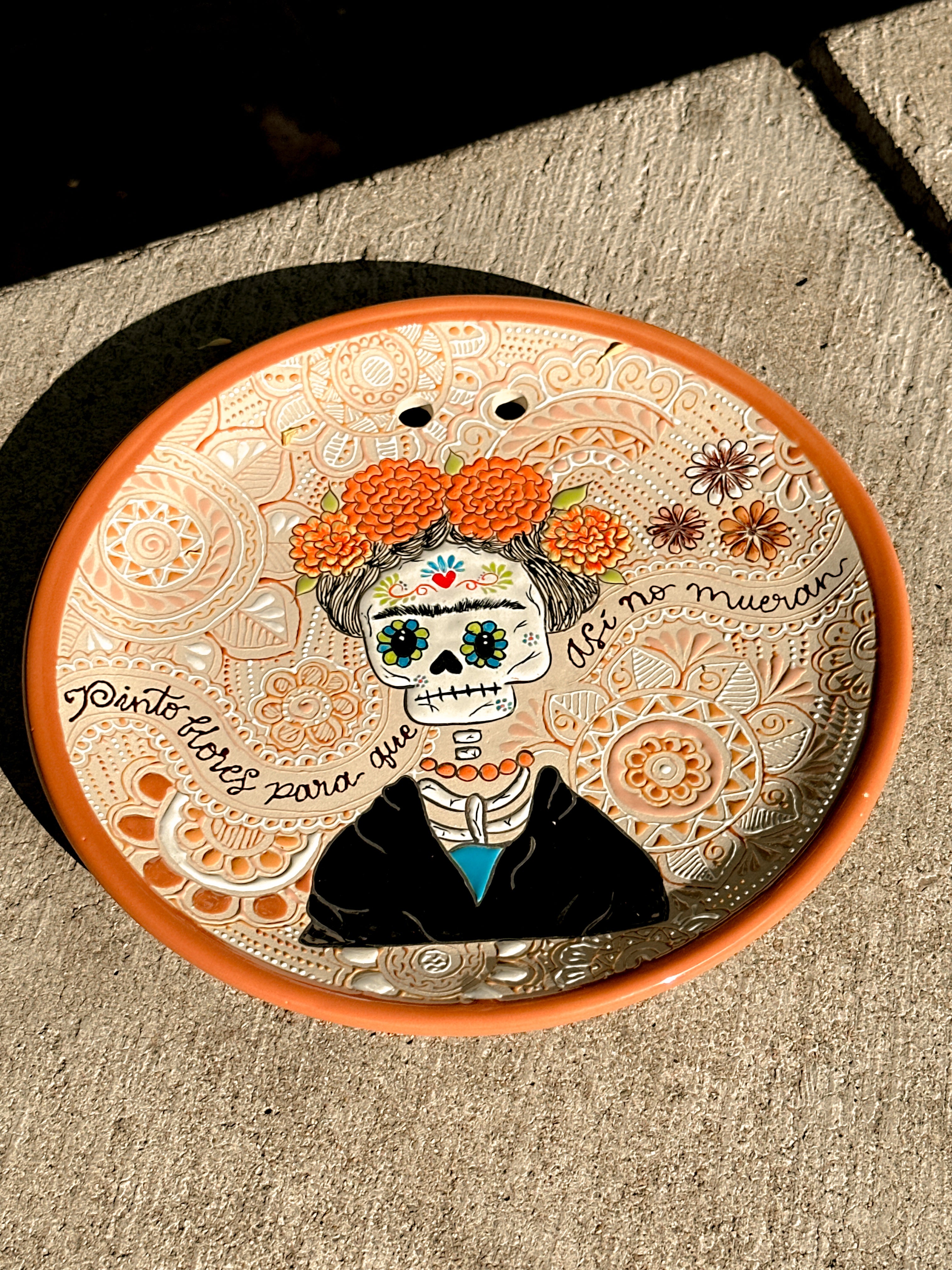 PRE-ORDER Colores de Frida Plate (SHIPS IN APPROX. 6 - 14 WEEKS)