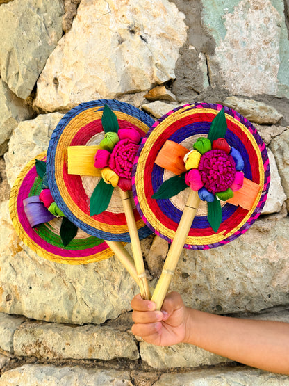 Mexican Colorful Hand Fan