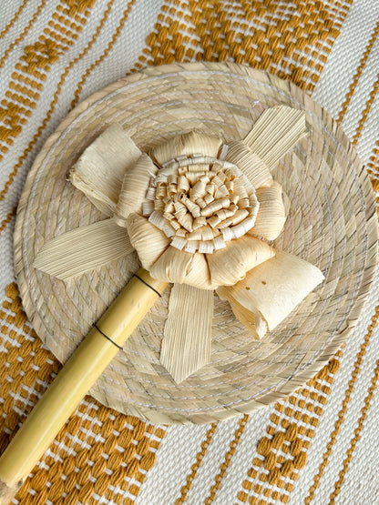 Mexican Floral Hand Fan