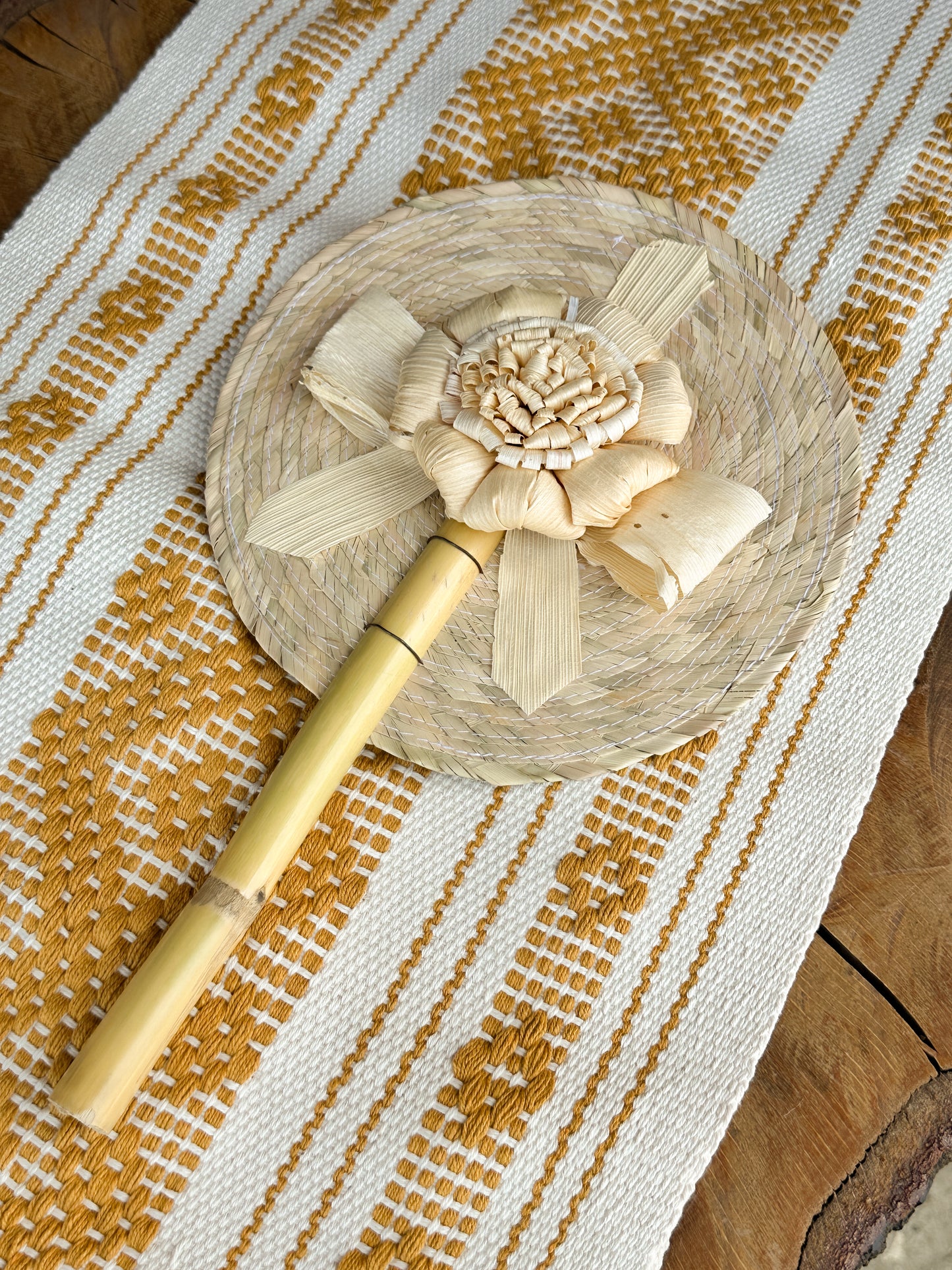 Mexican Floral Hand Fan