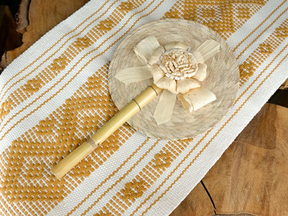 Mexican Floral Hand Fan