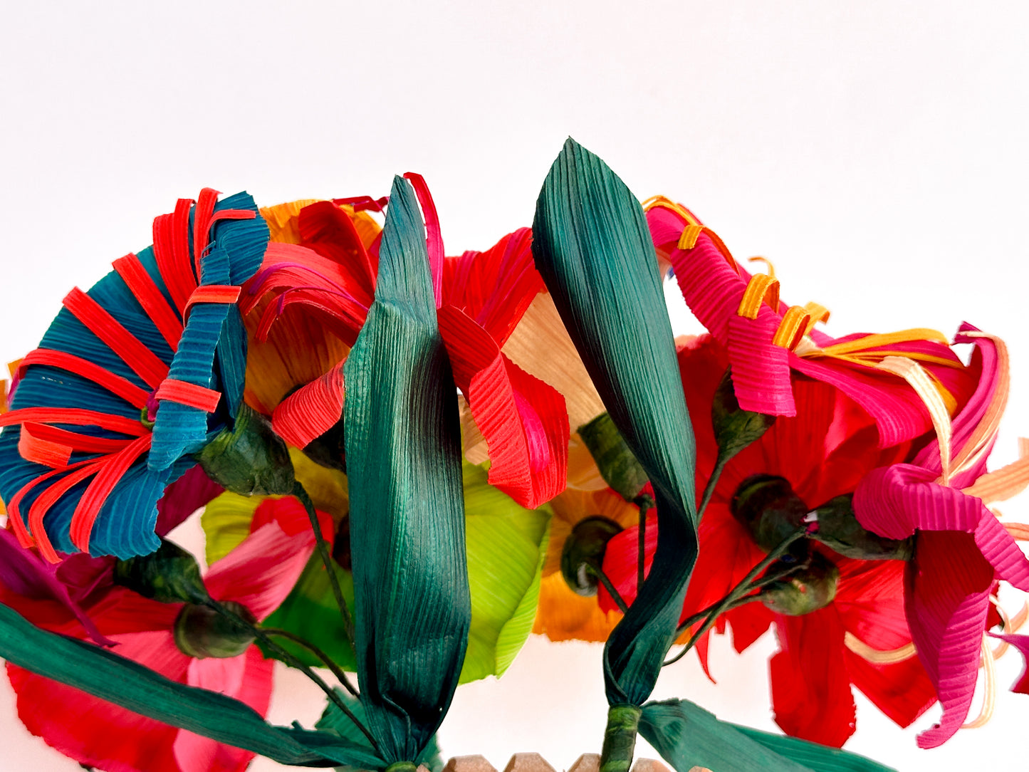 Handmade Corn Husk Flower Bouquet