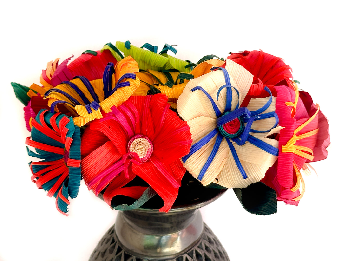 Handmade Corn Husk Flower Bouquet