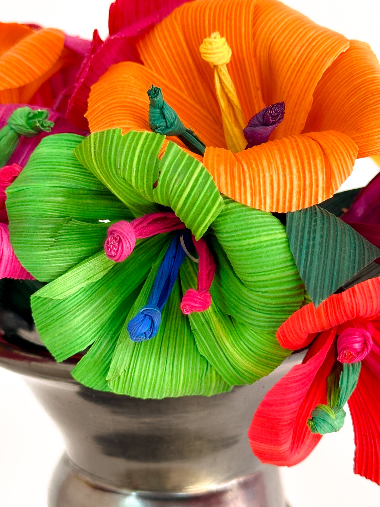 Handmade Corn Husk Flower Bouquet