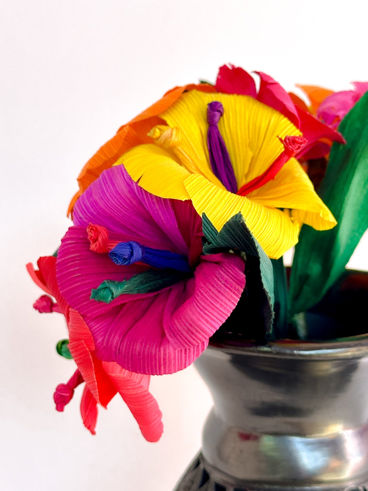 Handmade Corn Husk Flower Bouquet