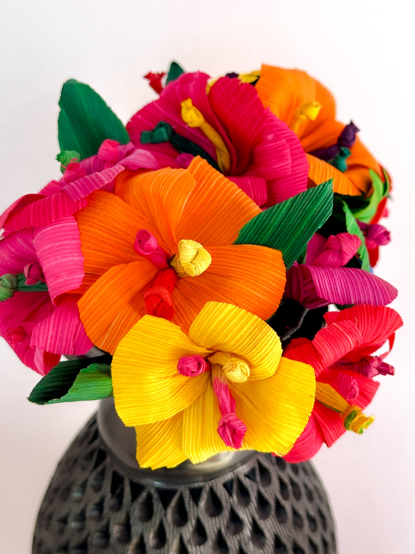 Handmade Corn Husk Flower Bouquet