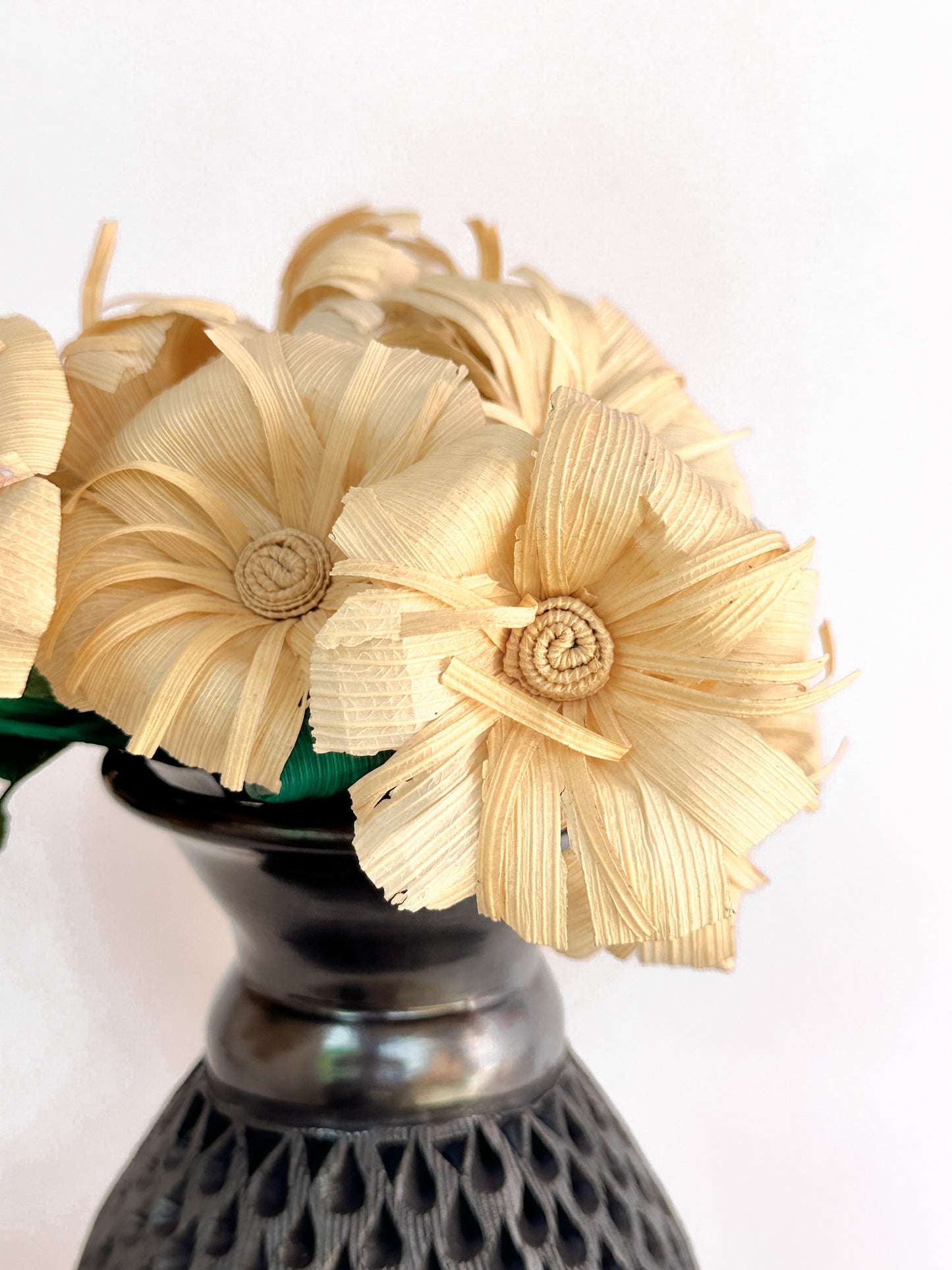 Handmade Corn Husk Flower Bouquet