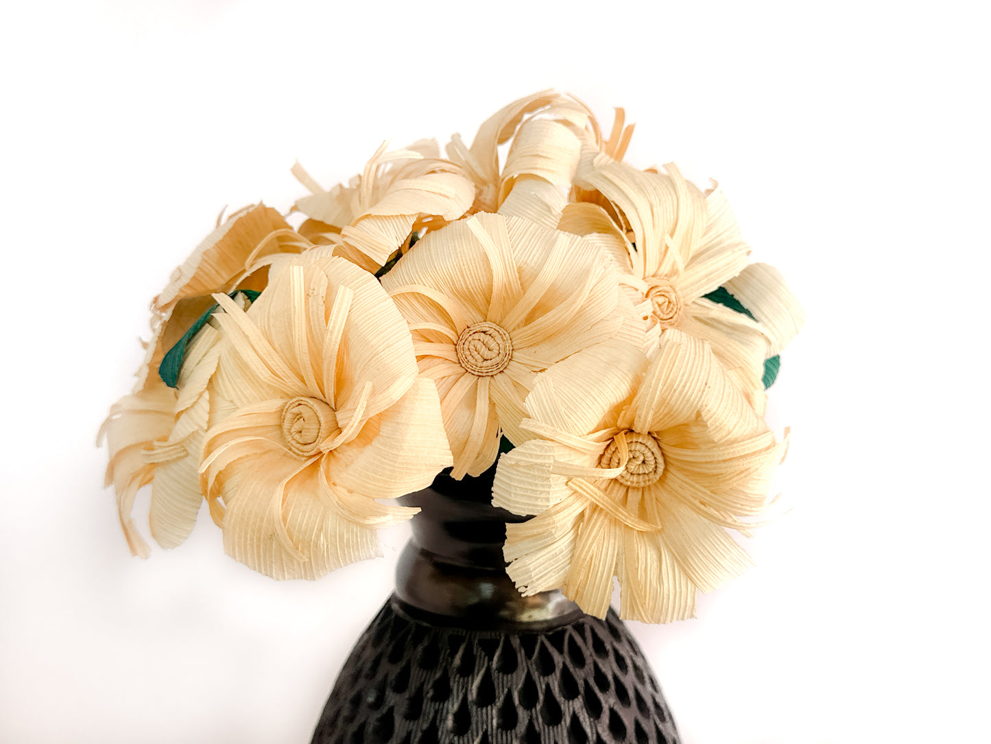 Handmade Corn Husk Flower Bouquet