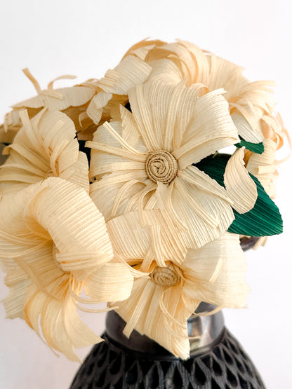 Handmade Corn Husk Flower Bouquet