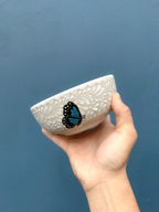 PRE-ORDER Blue Butterflies Bowl (SHIPS IN APPROX. 6-12 WEEKS)
