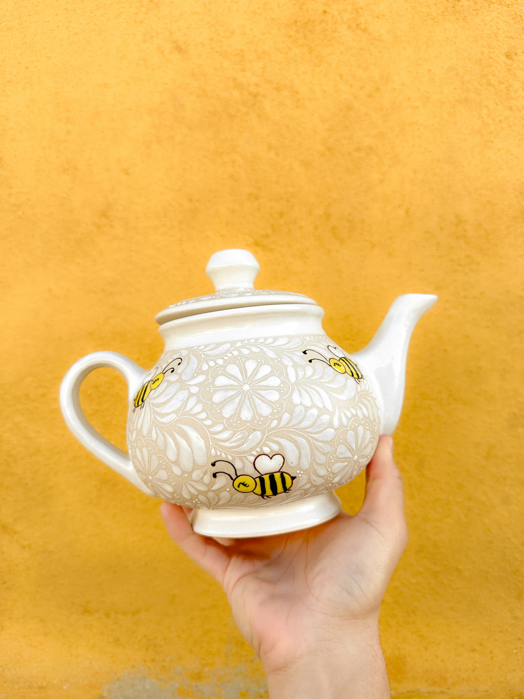PRE-ORDER Bees Tea Pot (SHIPS IN APPROX. 6-12 WEEKS)
