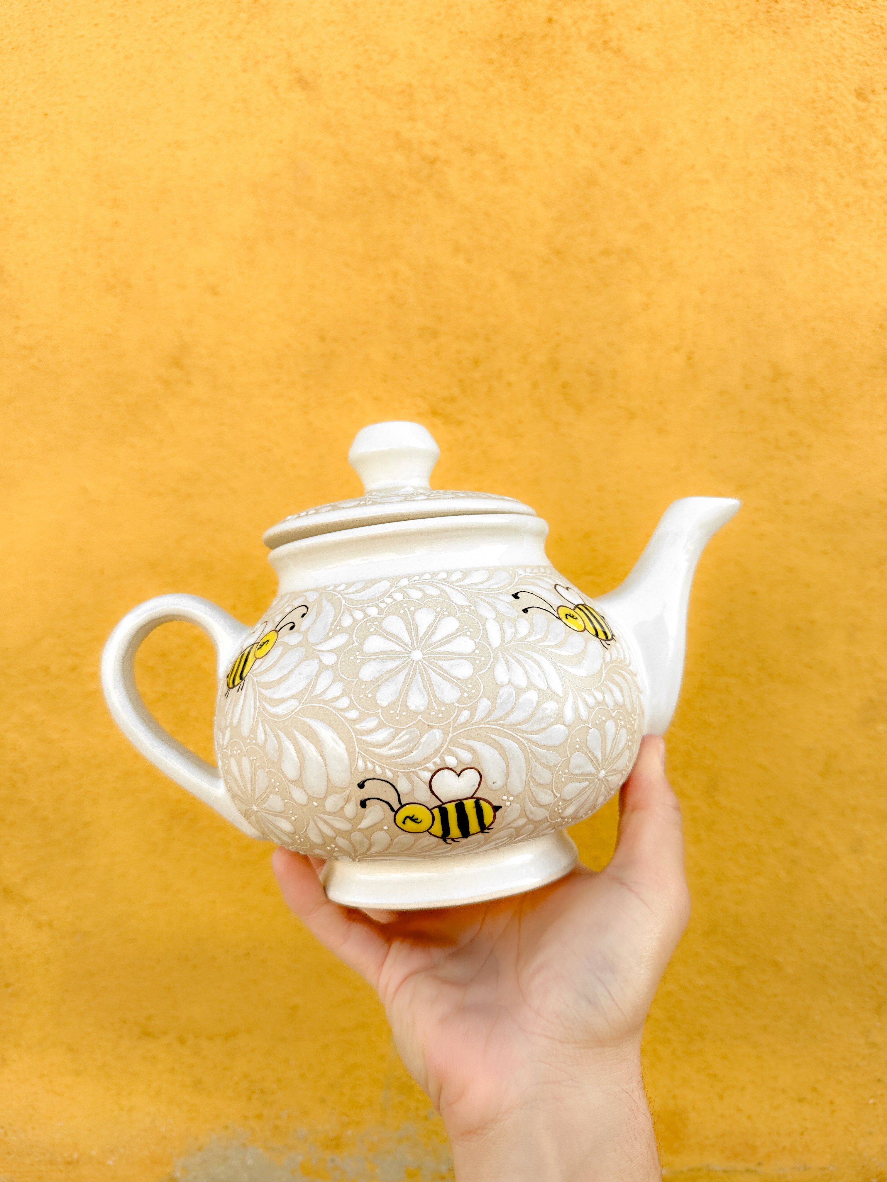 PRE-ORDER Bees Tea Pot (SHIPS IN APPROX. 6-12 WEEKS)