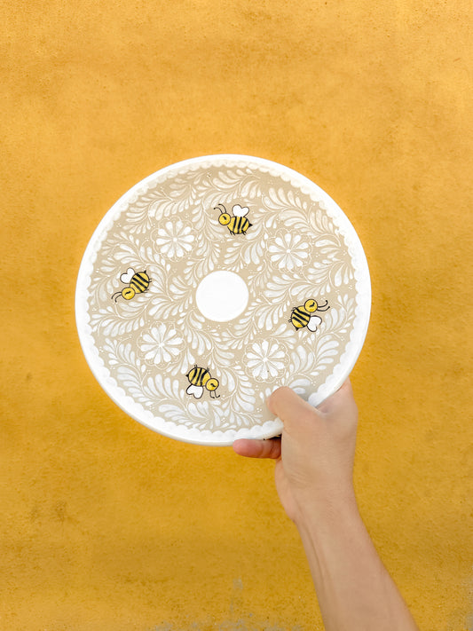 PRE-ORDER Bees Plate (SHIPS IN APPROX. 6-12 WEEKS)
