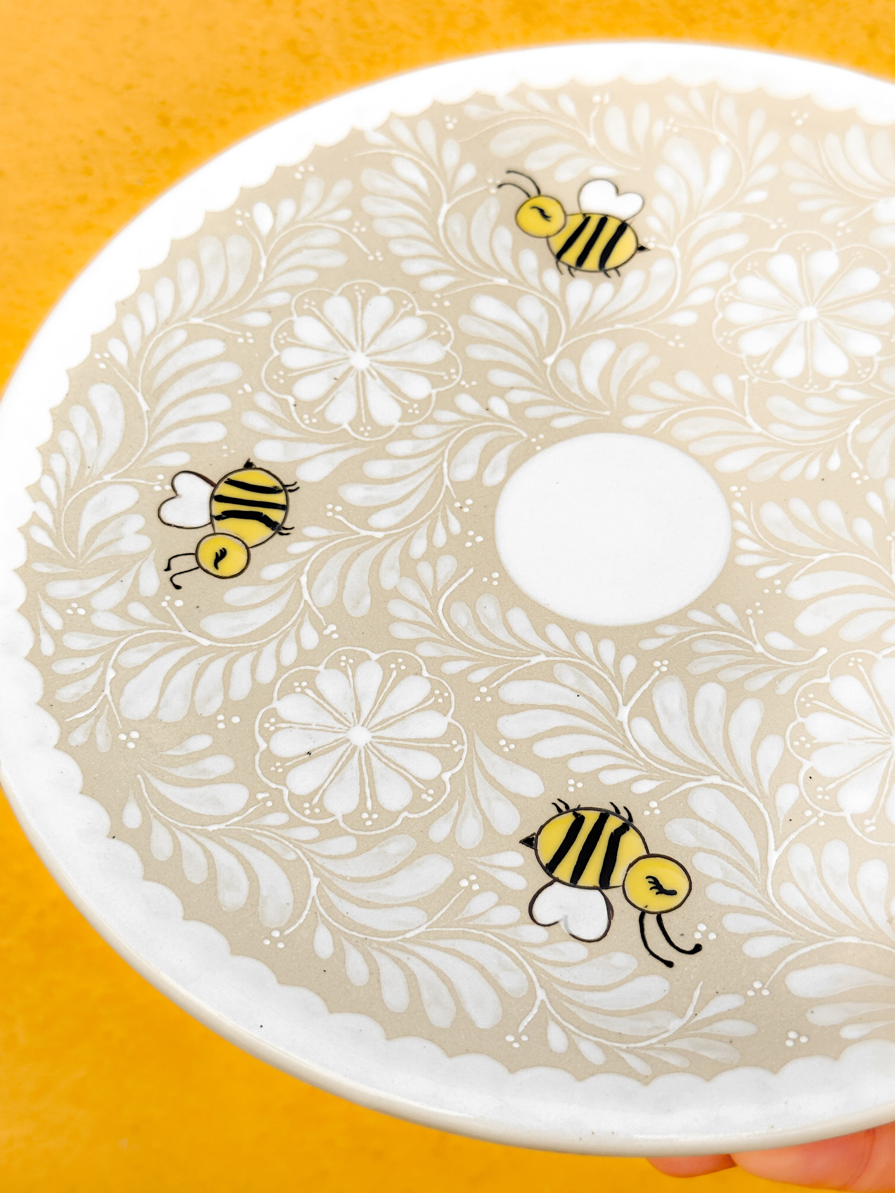 PRE-ORDER Bees Plate (SHIPS IN APPROX. 6-12 WEEKS)