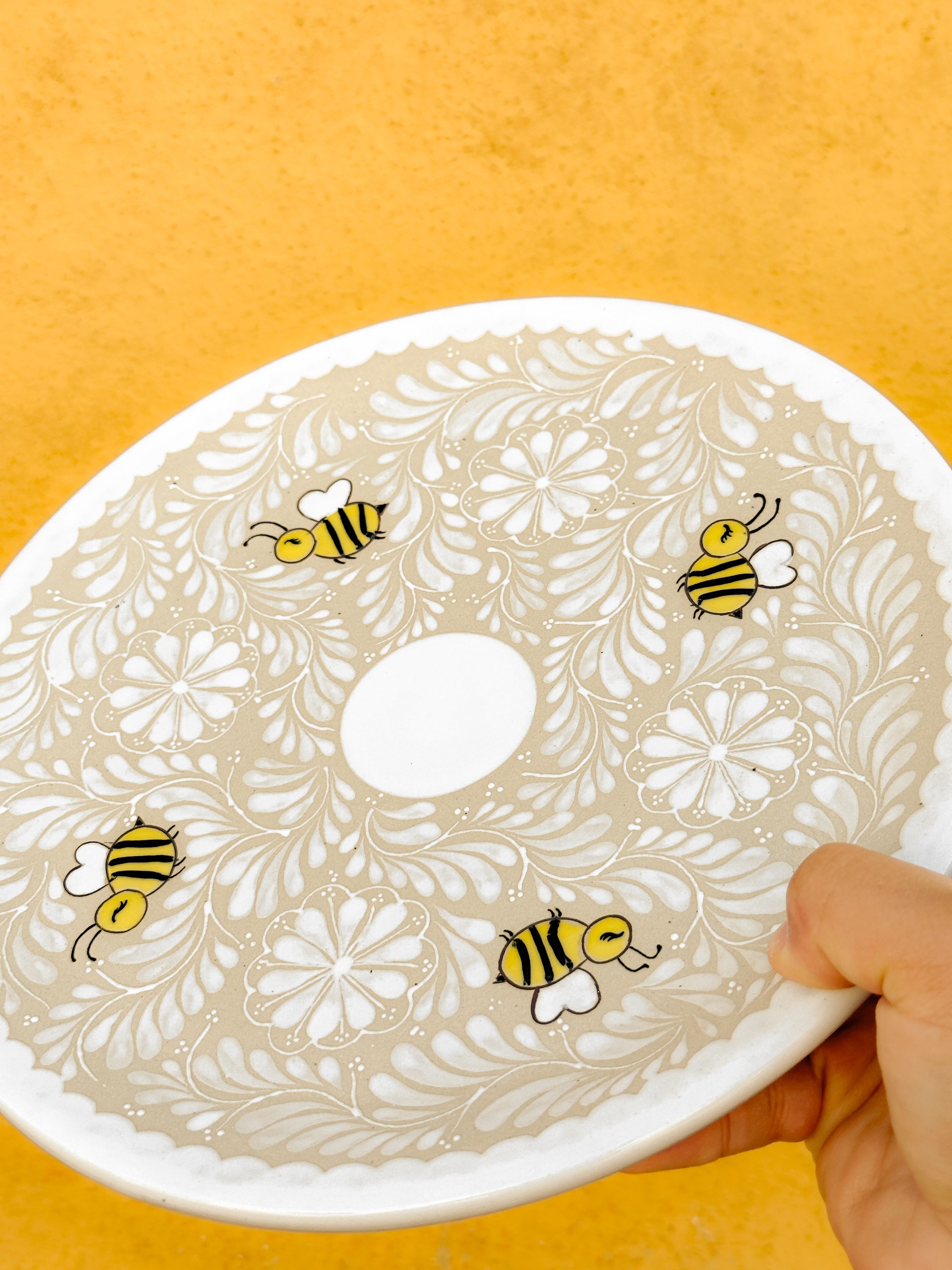 PRE-ORDER Bees Plate (SHIPS IN APPROX. 6-12 WEEKS)