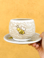 PRE-ORDER Bees Plate and Mug Set (SHIPS IN APPROX. 6-12 WEEKS)