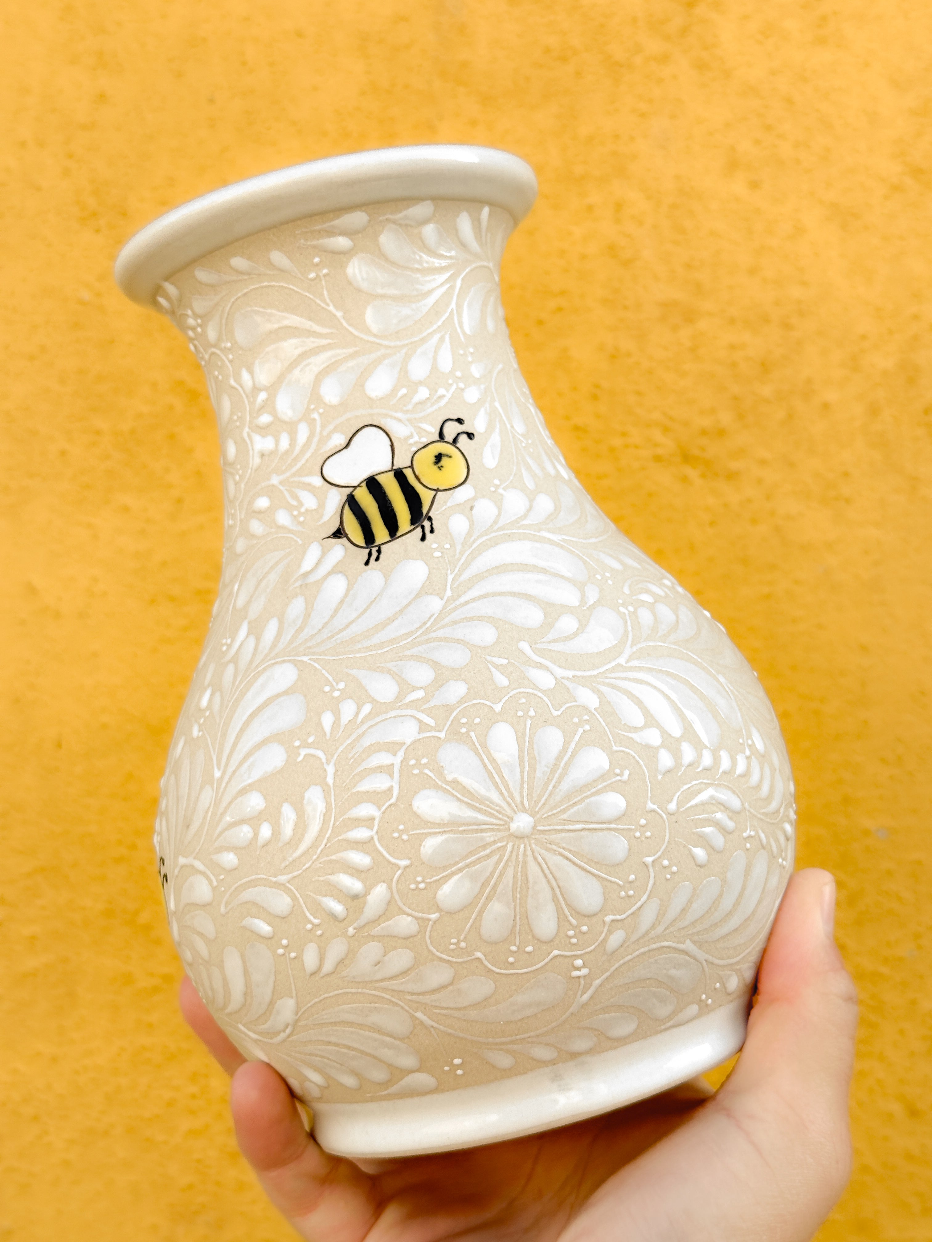 PRE-ORDER Bees Flower Vase (SHIPS IN APPROX. 6-12 WEEKS)