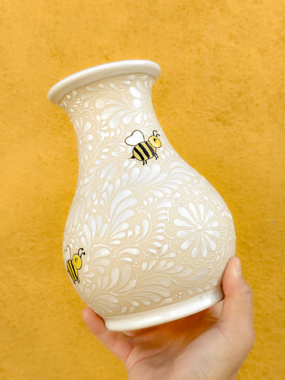 PRE-ORDER Bees Flower Vase (SHIPS IN APPROX. 6-12 WEEKS)