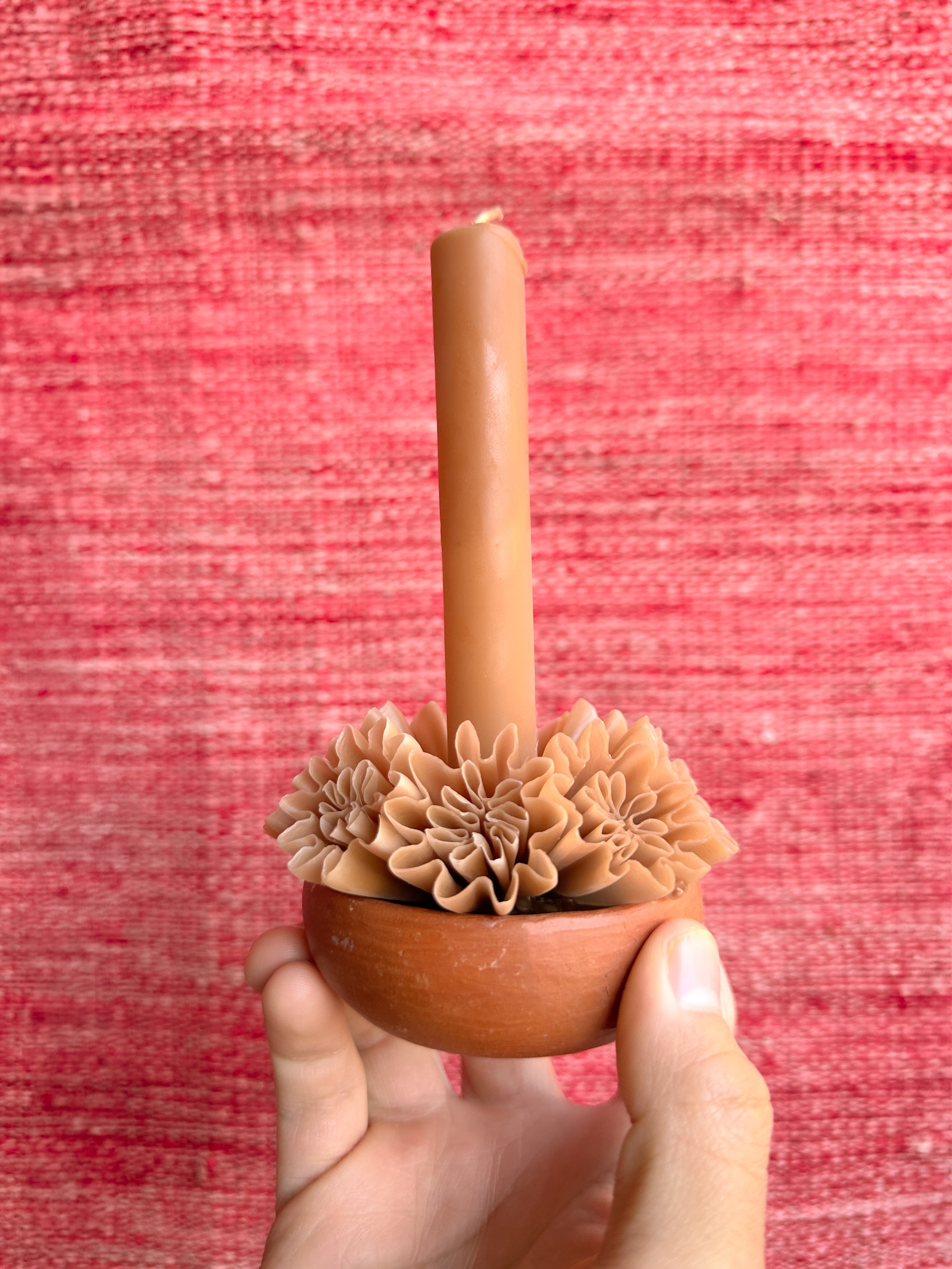 Leslie Small Beeswax Candle