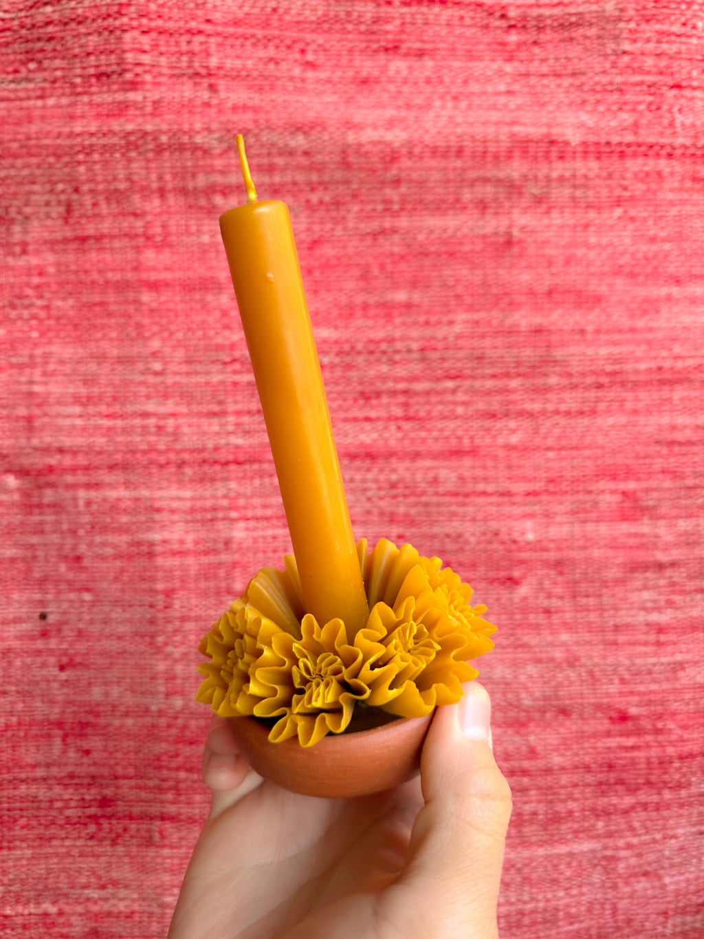 Leslie Small Beeswax Candle