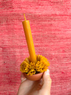 Leslie Small Beeswax Candle