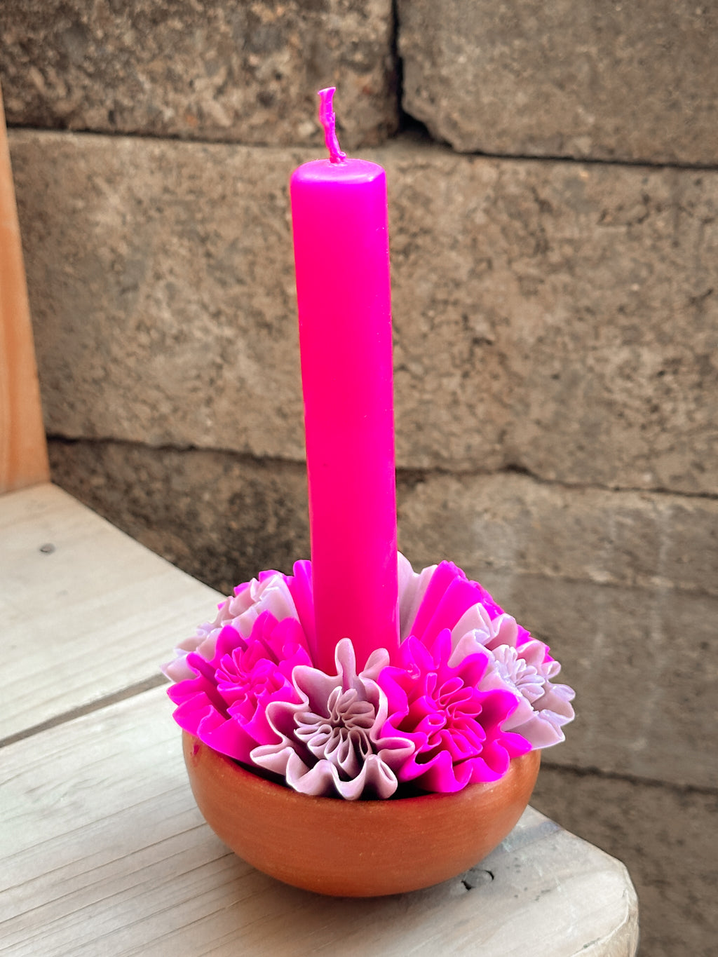 Leslie Small Beeswax Candle