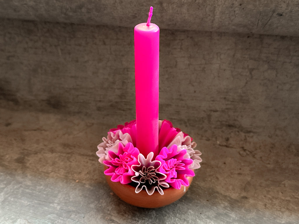 Leslie Small Beeswax Candle