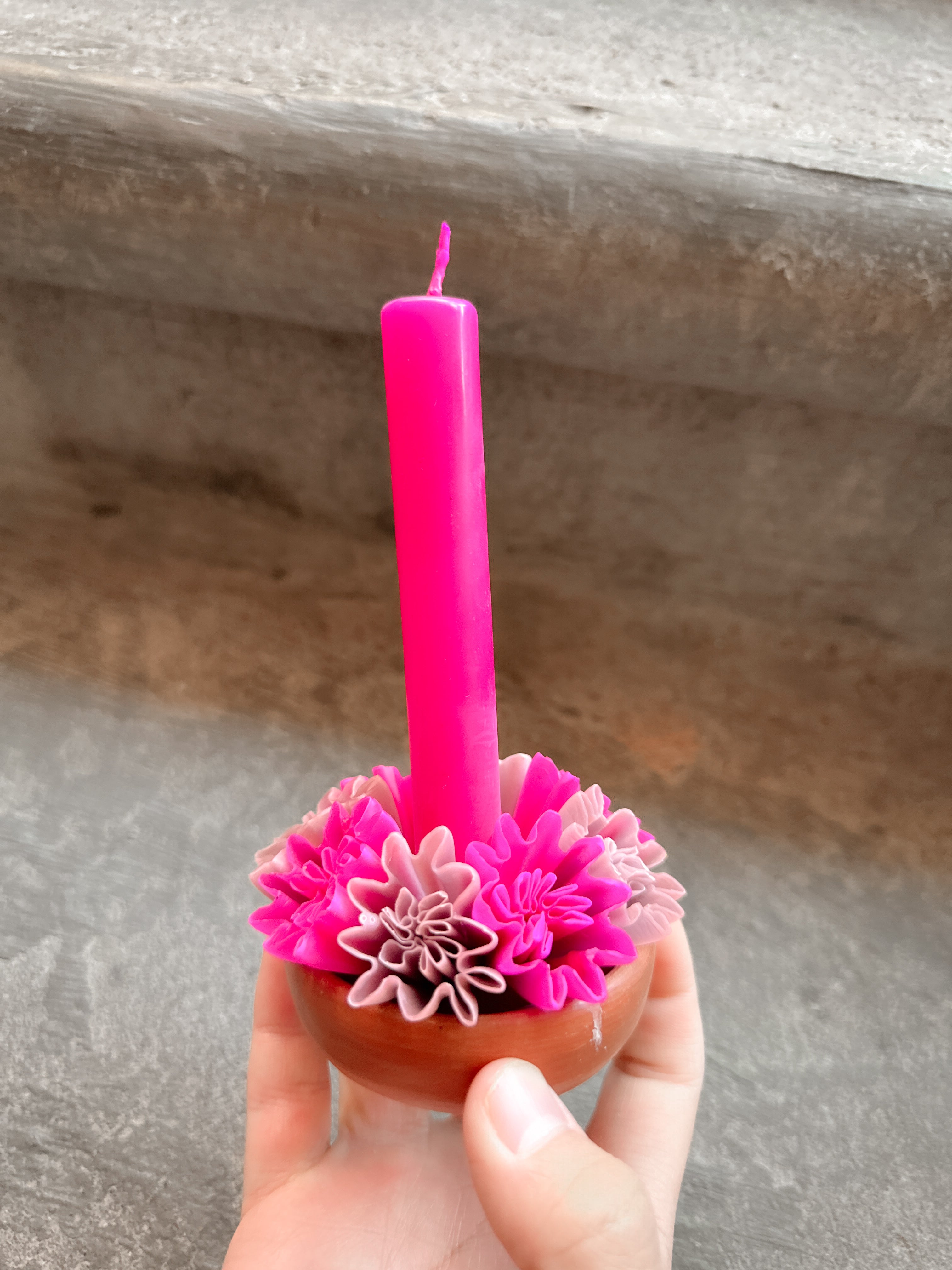 Leslie Small Beeswax Candle