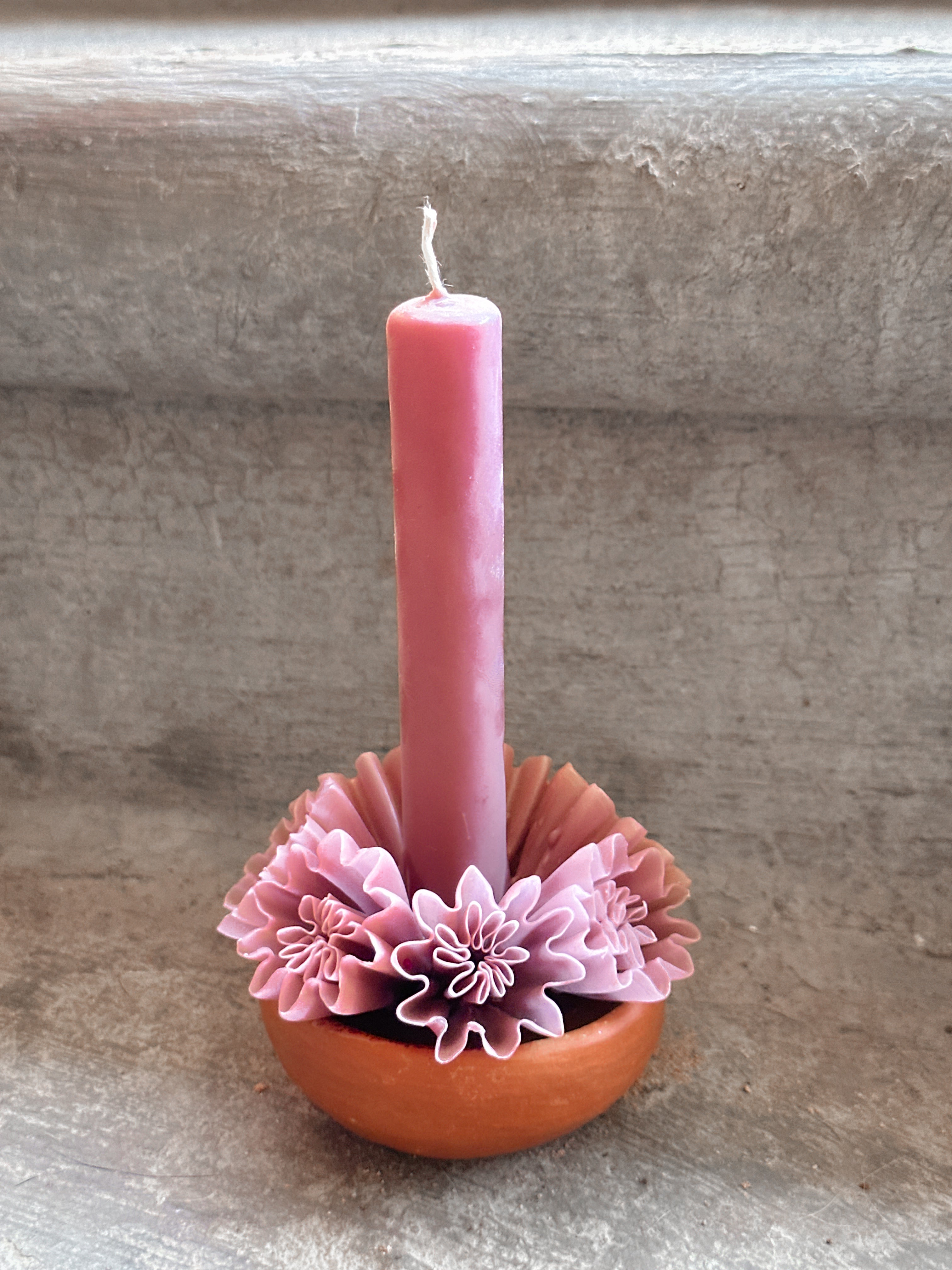 Leslie Small Beeswax Candle