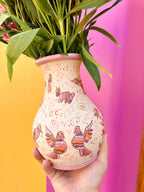 PRE-ORDER Otomi Flower Vase (SHIPS IN APPROX. 6- 12 WEEKS)