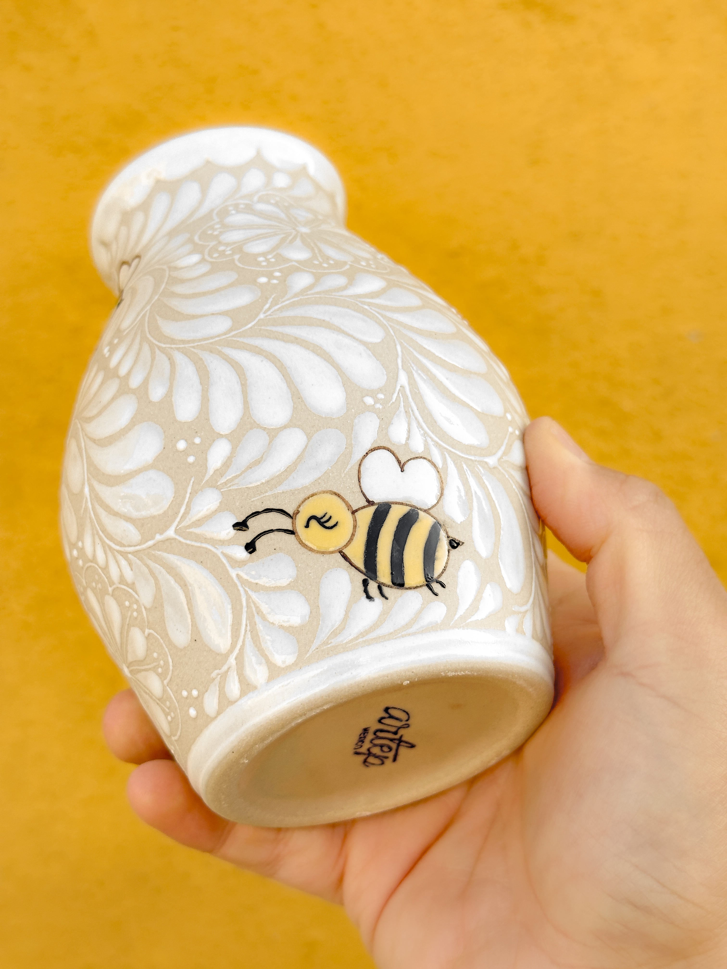 PRE-ORDER Bees Small Flower Vase (SHIPS IN APPROX. 6-12 WEEKS)