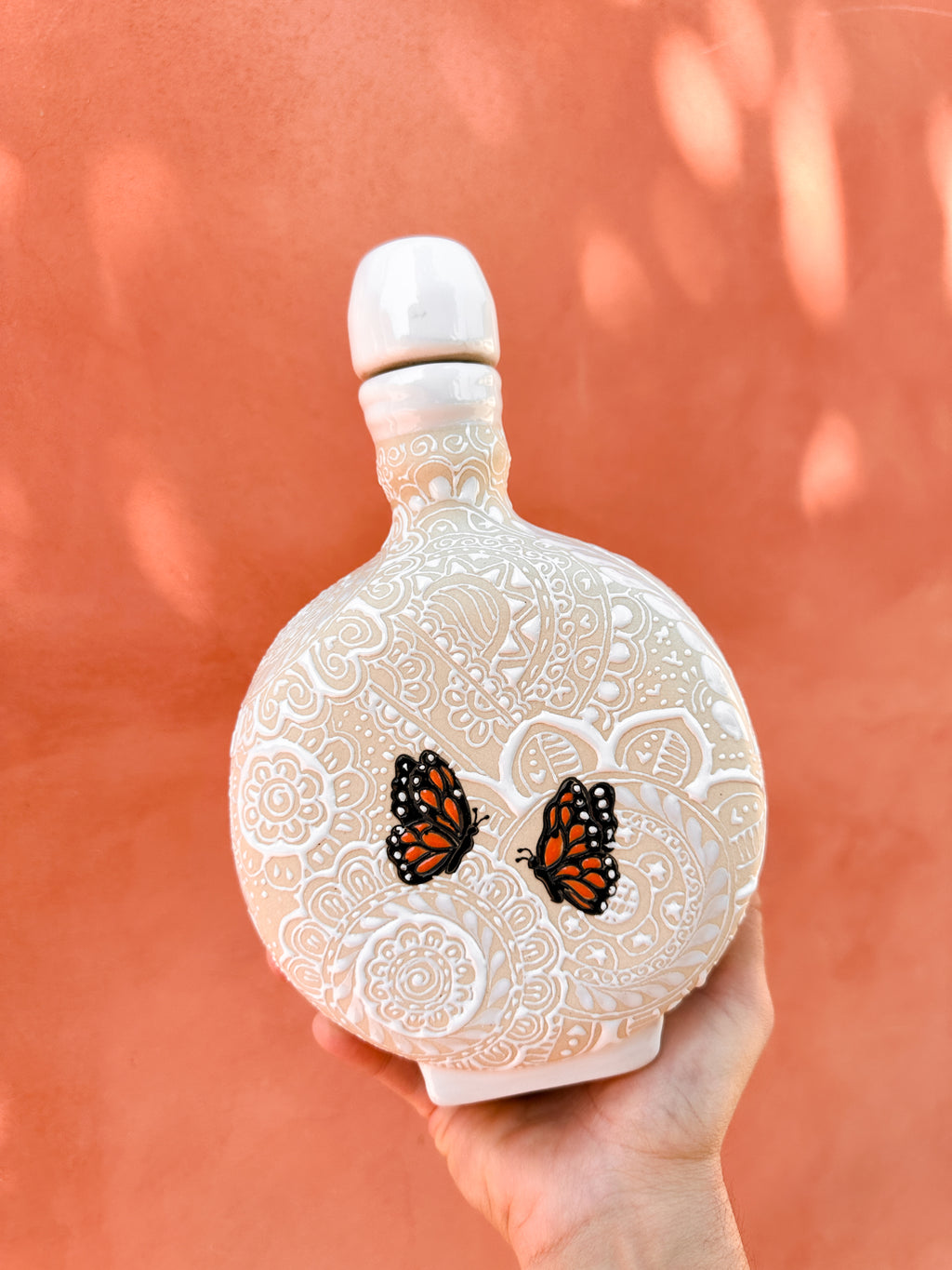 PRE-ORDER Monarca Butterflies Liquor Decanter (SHIPS IN APPROX. 6-12 WEEKS)