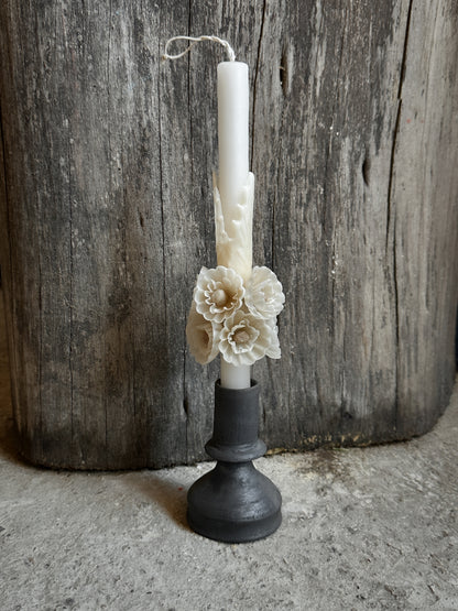 Luz Beeswax Taper Candle