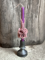 Luz Beeswax Taper Candle