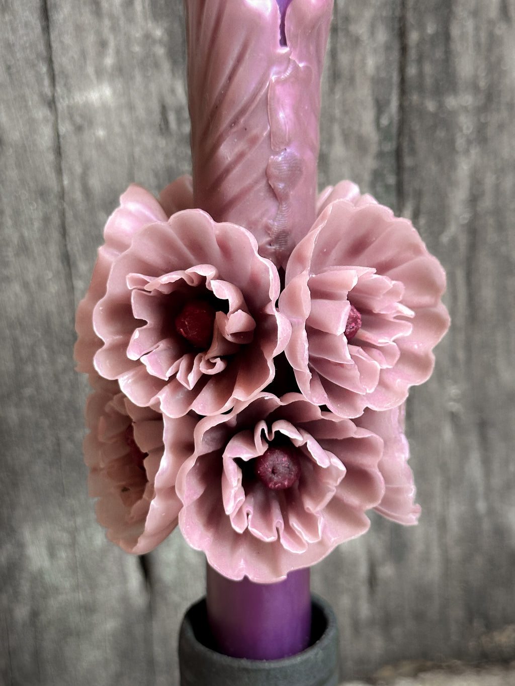 Luz Beeswax Taper Candle