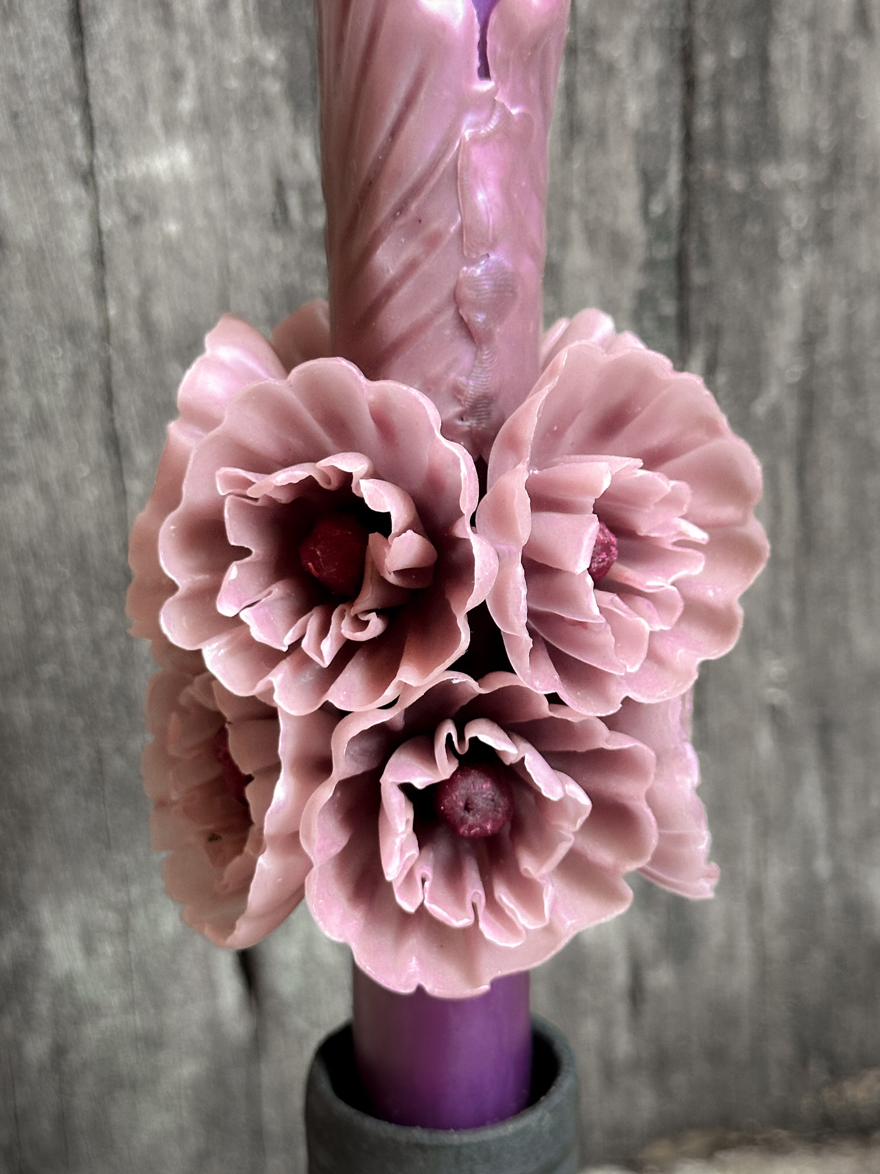 Luz Beeswax Taper Candle