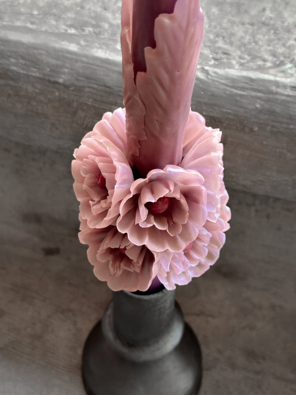 Luz Beeswax Taper Candle