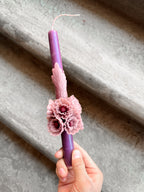 Luz Beeswax Taper Candle