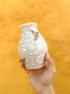 PRE-ORDER Hummingbirds Small Flower Vase (SHIPS IN APPROX. 6-12 WEEKS)