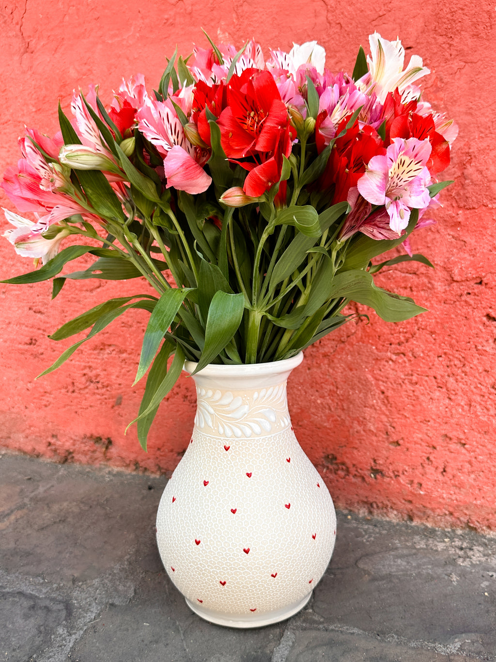 PRE-ORDER Hearts Flower Vase (SHIPS IN APPROX. 6-12 WEEKS)