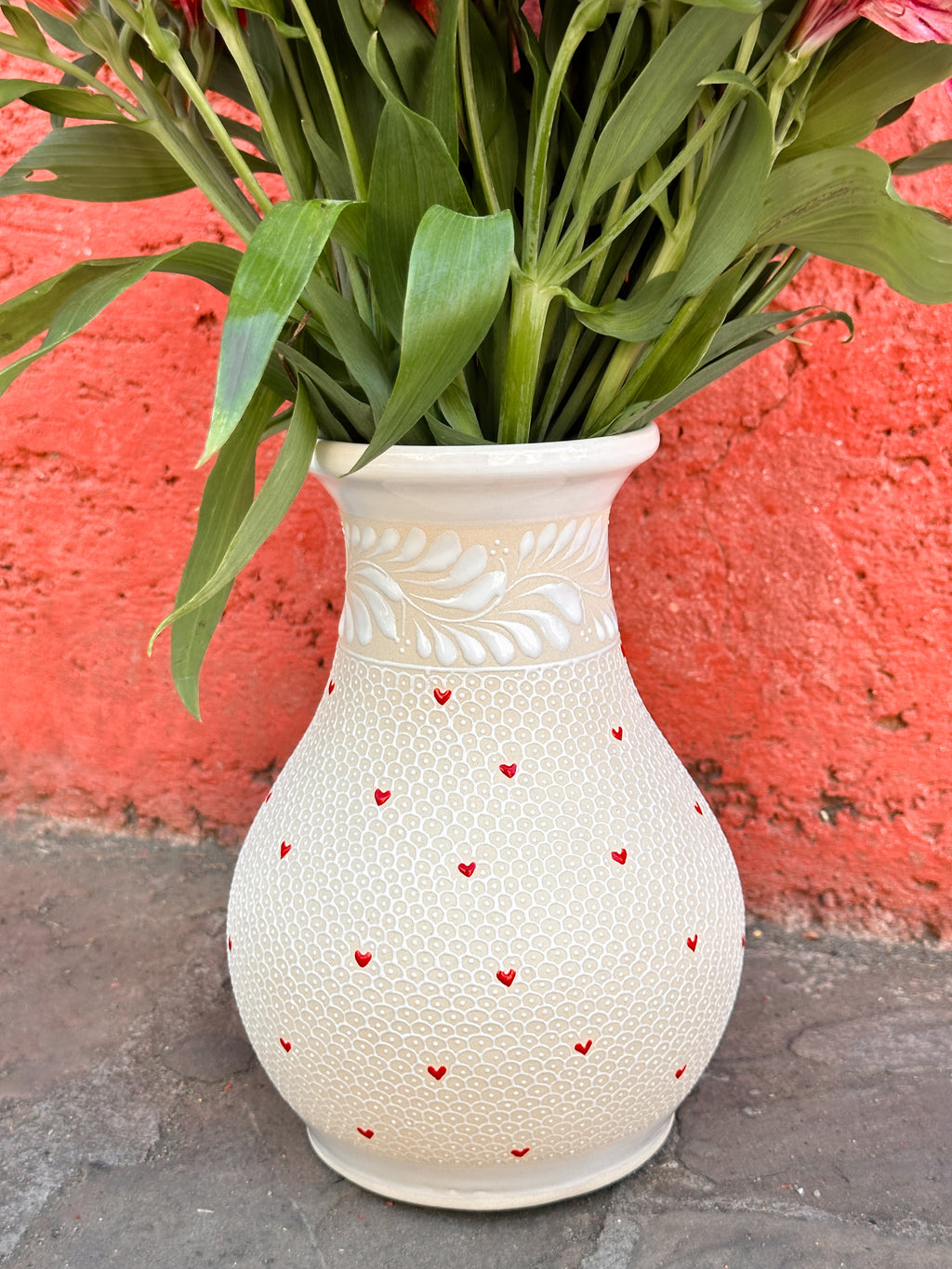 PRE-ORDER Hearts Flower Vase (SHIPS IN APPROX. 6-12 WEEKS)