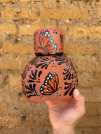 PRE-ORDER Brown Butterfly Monarch Tequilero Decanter (SHIPS IN APPROX. 6-12 WEEKS)