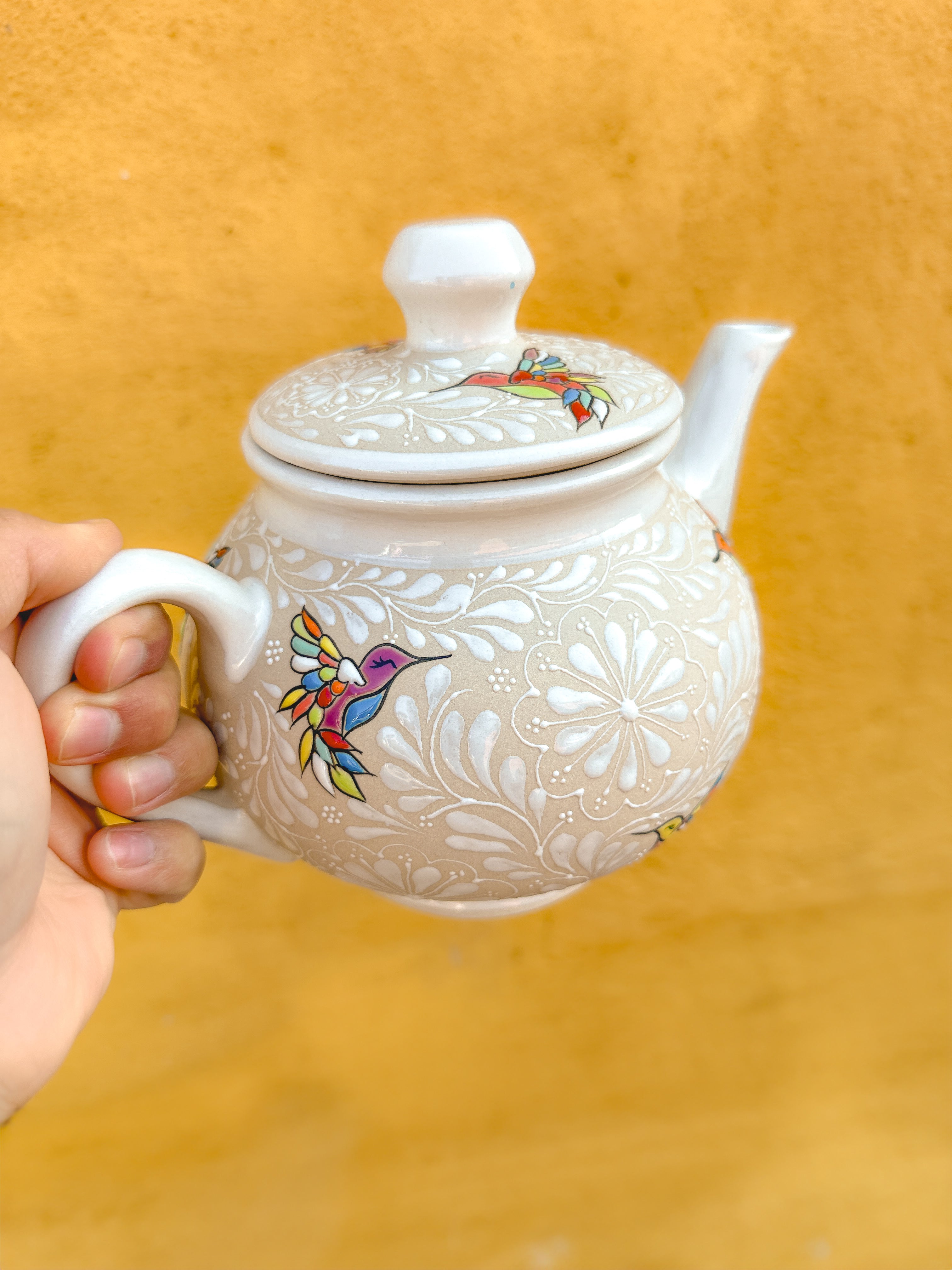 PRE-ORDER Hummingbirds Tea Pot (SHIPS IN APPROX. 6-12 WEEKS)